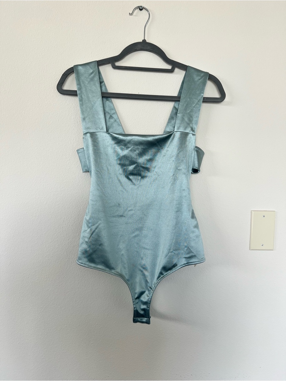 Free People Seafoam Strappy Bodysuit